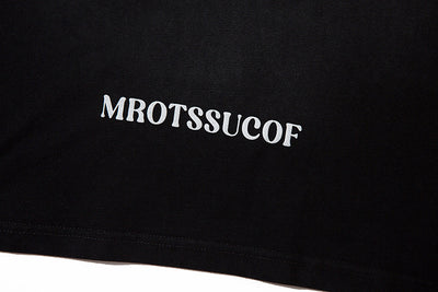 Inkjet Letter Print Short-sleeve T-shirt Men