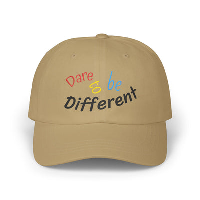 "Dare to Be Different" Cap, Stylish Casual Trendy Headwear