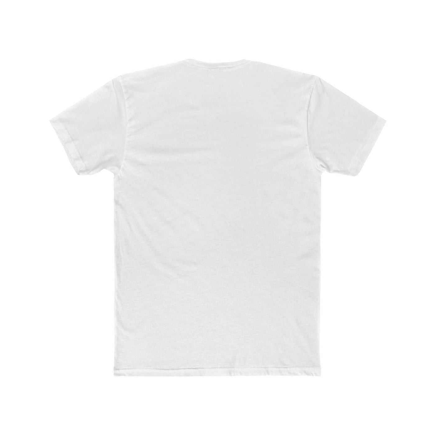 Back view of a soft, breathable white unisex Skating Crew Tee for skaters and casual wear.