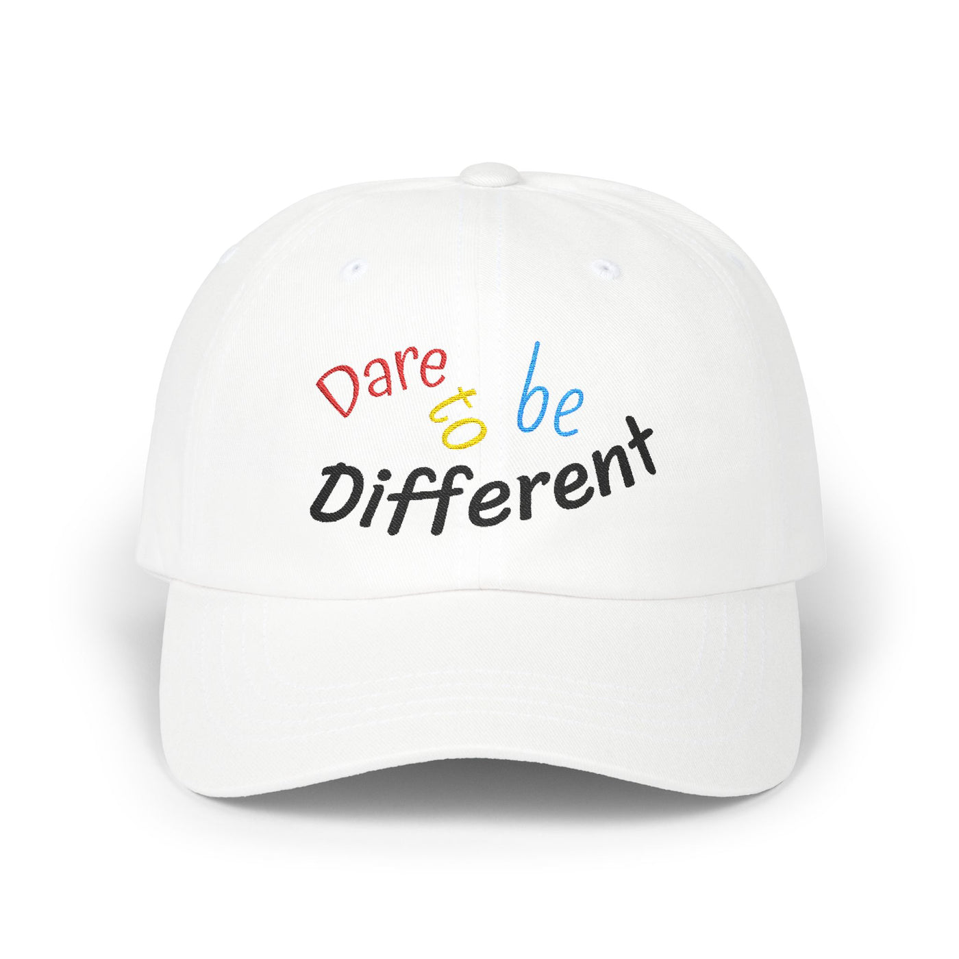"Dare to Be Different" Cap, Stylish Casual Trendy Headwear