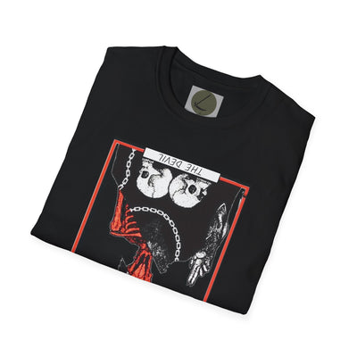 Gothic Tarot Graphic Tee, Vintage Occult Shirt, "The Devil" Arcana