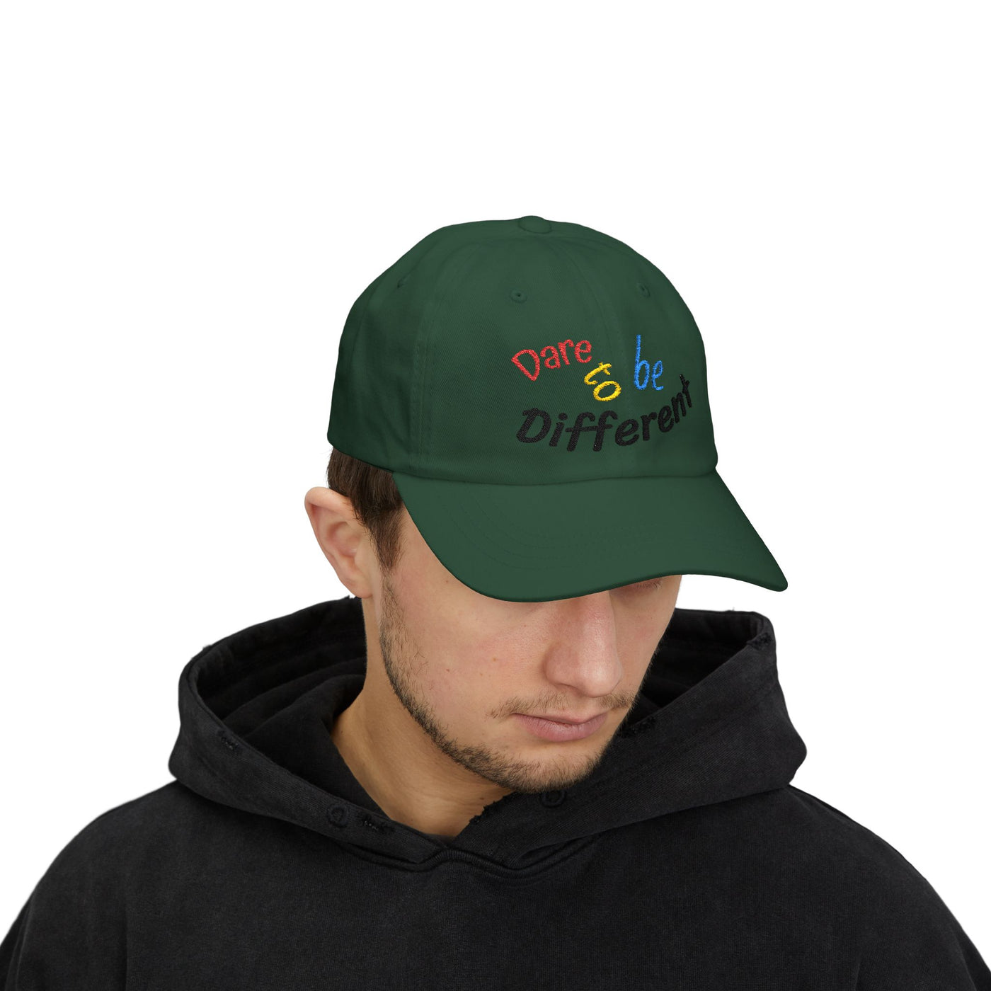 "Dare to Be Different" Cap, Stylish Casual Trendy Headwear