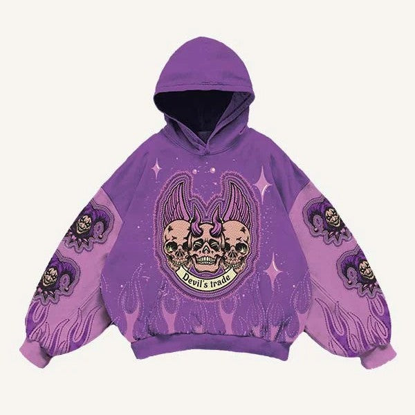 Fashion Casual Printed Polyester Sweater