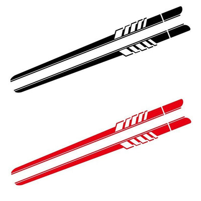 Striped Personality Car Decal Car Body Sticker Garland