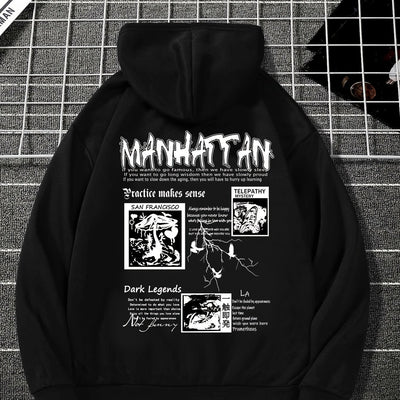 Men's Casual Drawstring Pocket Hoodie