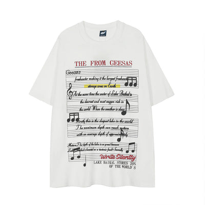 Fashion Short Sleeve T-shirt Loose Casual Men