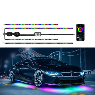 Car Chassis APP Voice Control RGB Seven-color Ambience Light