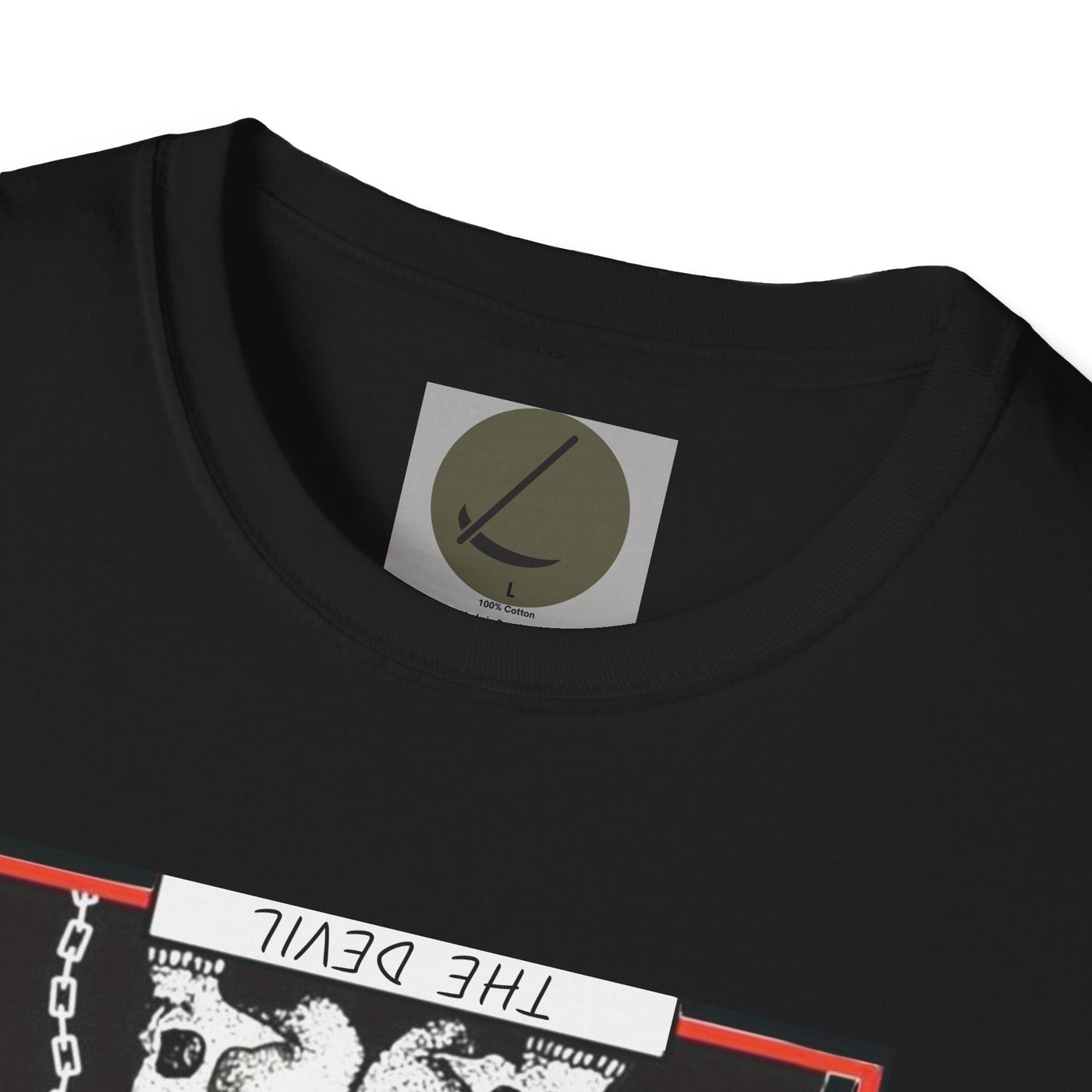 Gothic Tarot Graphic Tee, Vintage Occult Shirt, "The Devil" Arcana