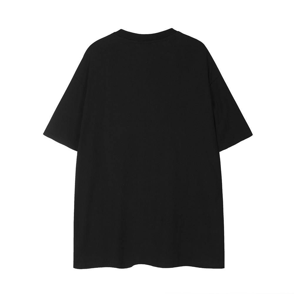 Fashion Short Sleeve T-shirt Loose Casual Men