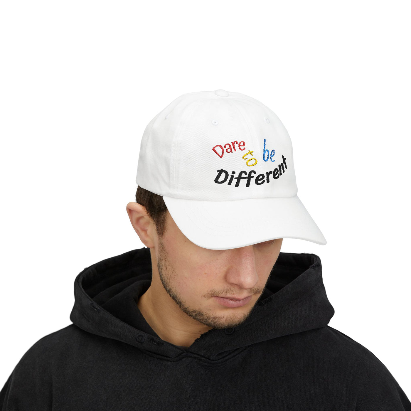 "Dare to Be Different" Cap, Stylish Casual Trendy Headwear