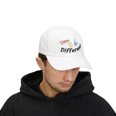 "Dare to Be Different" Cap, Stylish Casual Trendy Headwear