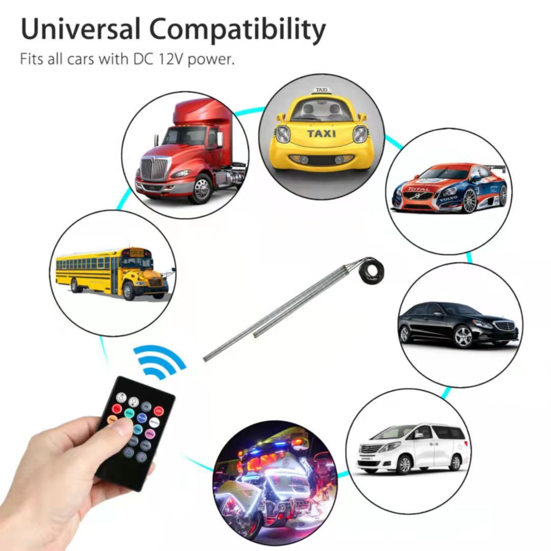 Car Chassis APP Voice Control RGB Seven-color Ambience Light