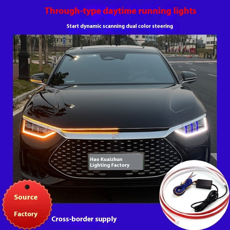 Modified Car Dynamic Scanning Through Belt Steering Daytime Light