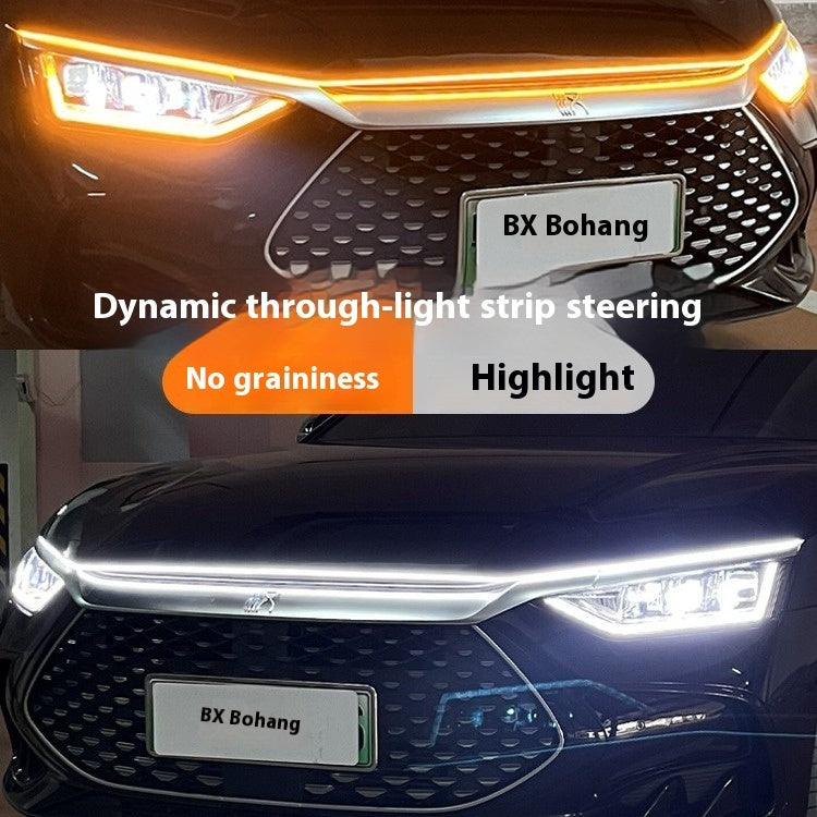 Modified Car Dynamic Scanning Through Belt Steering Daytime Light