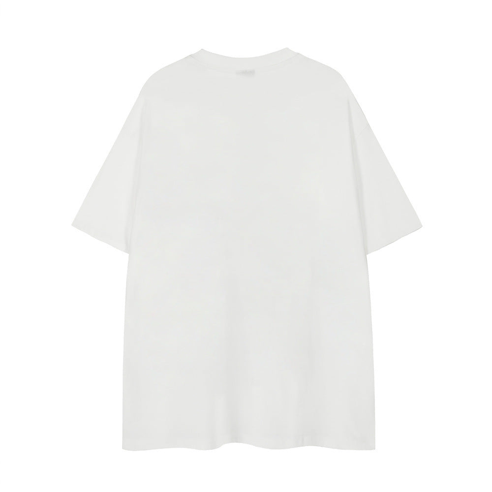 Fashion Short Sleeve T-shirt Loose Casual Men