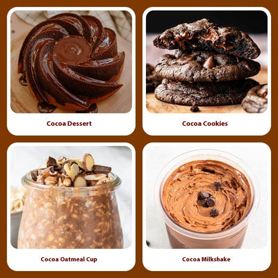 Natural Cocoa Powder Food Grade Soda Baking Milk Tea Chocolate Medium Fat