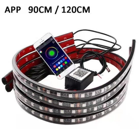 Car Chassis APP Voice Control RGB Seven-color Ambience Light