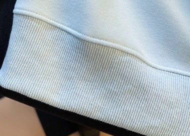 Fake Two-piece Tie Polo Collar Sweater For Women Spring And Autumn New Loose-fitting Non-hoodie